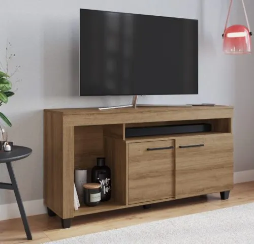Rack Nepal en Madera natural - Muebles para TV, Uruguay | Palermo Casa Deco
