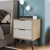 Mesa De Luz 2 Cajones Estilo Nórdico Con Patas Mdp - Sillones y sofás, Uruguay | Soy Hogar, vista 3 de 4