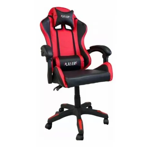 Silla de escritorio Gamer Roja - Escritorios y sillas de escritorio, Uruguay | Que Sal Muebleria