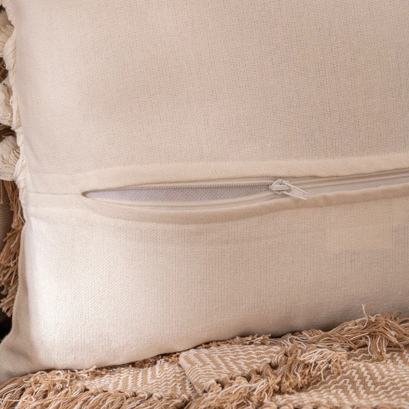 Funda de Almohadón con Flecos V - Textiles, Uruguay | Arredo, vista 3
