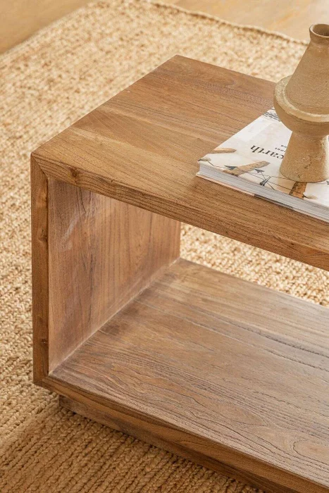 RACK / MESA LIVING CUBO - 1.75 X 0.40 MTS en Madera natural - Muebles para TV, Uruguay | La Iberica, vista 9