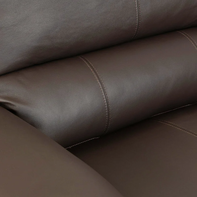 Sofa 3 Cuerpos Cuero-100-natural Marron Venecia Choc. en Marrón - Sillones y sofás, Uruguay | Divino, vista 7