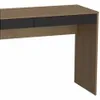 Escritorio 2 cajones 120x75x45 Nogal/Onix - Escritorios y sillas de escritorio, Uruguay | Que Sal Muebleria, vista 2 de 8