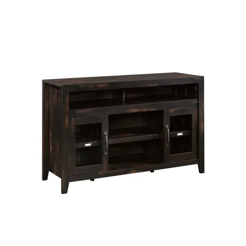 Rack 2 Puertas y Estantes - Sauder - Linea Dakota Pass en Marrón - Muebles para TV, Uruguay | Ecowood