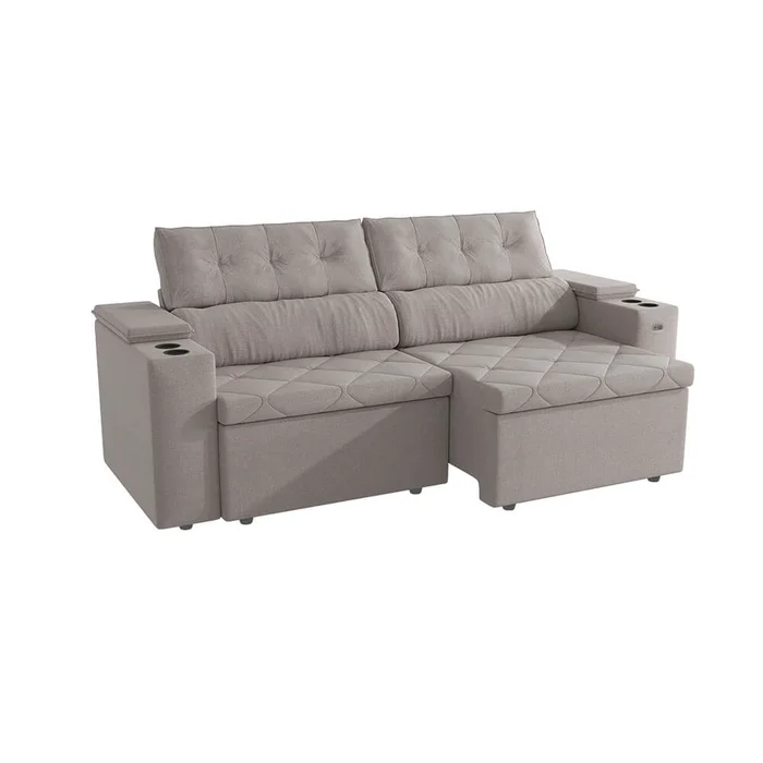 Sofa Otto 260CM - Retractil/Reclinable en Beige - Sillones y sofás, Uruguay | Balton, vista 15