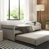 Cama Marinera Doublé 1 Plaza Madera Maciza - Linea Funcional - Gris en Gris - Dormitorio, Uruguay | Rústico Hogar, vista 2 de 3