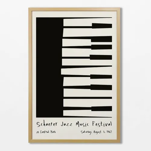 Jazz Music Festival N.01 en Multicolor - Láminas, Uruguay | La Cuadrería