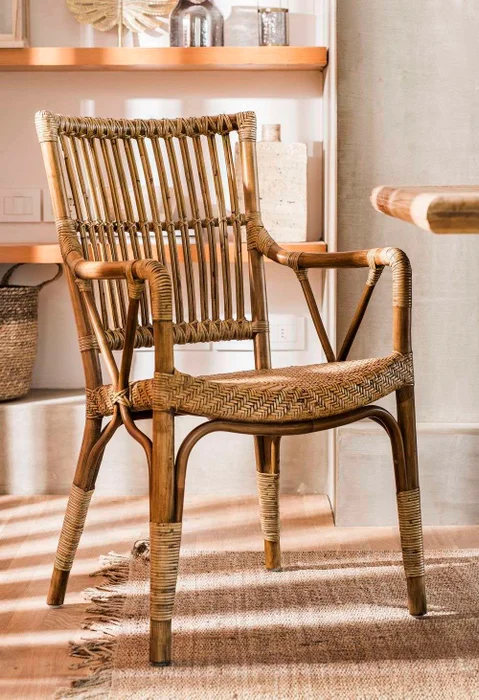 BUTACA / SITIAL PIANO - RATTAN Y BAMBOO - SIKA DESIGN en Madera natural - Sillas, Uruguay | La Iberica, vista 5