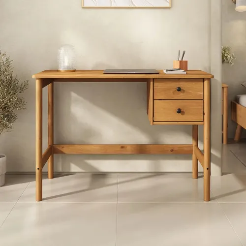 Escritorio 110cm Apama - Madera Maciza - Escritorios y sillas de escritorio, Uruguay | Balton