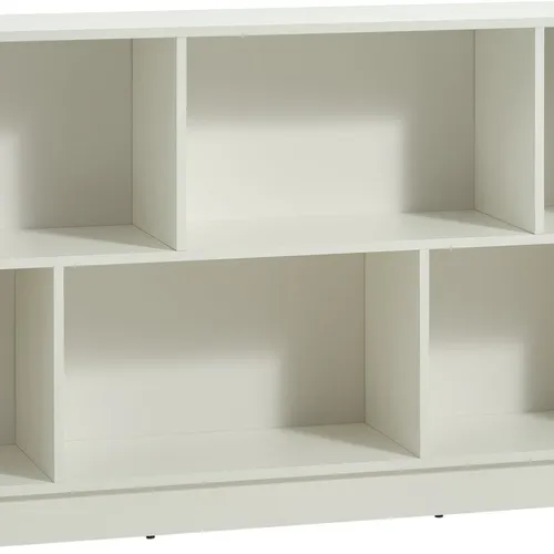 Librería MOSBJERG 6 estantes blanco en Blanco - Bibliotecas, Uruguay | JYSK