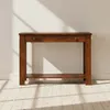 Consola/mesa De Arrime Living Pino Marron Agata Nogal en Marrón - Mesas de living, Uruguay | Divino, vista 1 de 3