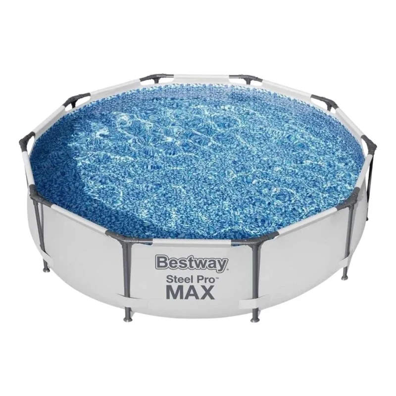 Piscina Estructural Bestway Steel Pro Max 305x76cm 4678L en Gris - Muebles para el exterior, Uruguay | La Cueva Muebles, vista 6