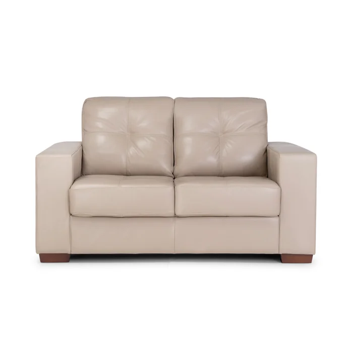 Sofá Fargo - Cuero Básico - 2 cuerpos - 519 (Beige) en Beige - Sillones y sofás, Uruguay | NYR, vista 2