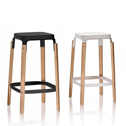 Banquetas Steel Wood - Butacas, banquetas y puffs, Uruguay | Mad for Modern