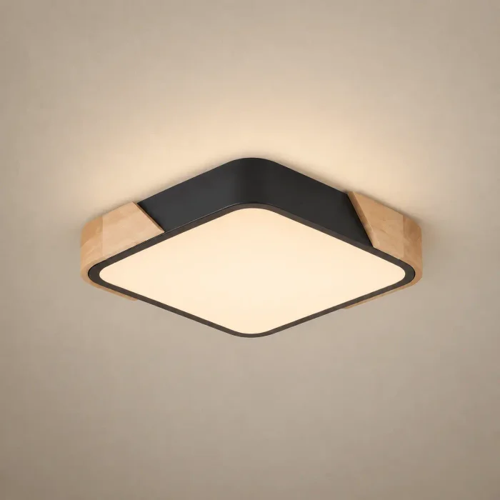 LÁMPARA TECHO VARSOVIA 40 CM en Negro - Lámparas colgantes, Uruguay | HomeTouch, vista 2