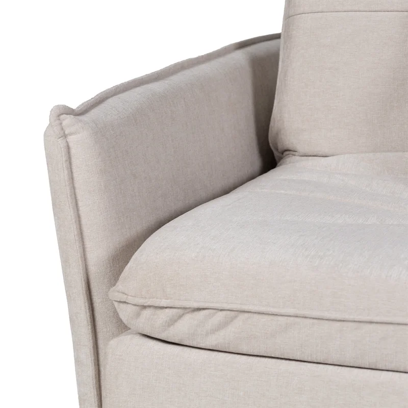 Sofá Cama Maira - C/Brazos - Tela Microfibra - 10285 (Beige) en Beige - Sillones y sofás, Uruguay | Nyr, vista 7