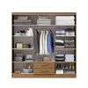 Armario Ropero Placard de 6 Puertas Línea Plus con 2 Cajones y Perchero Horizontal - MDP - Freijo en Madera natural - Roperos y placares, Uruguay | Mulata, vista 3 de 10