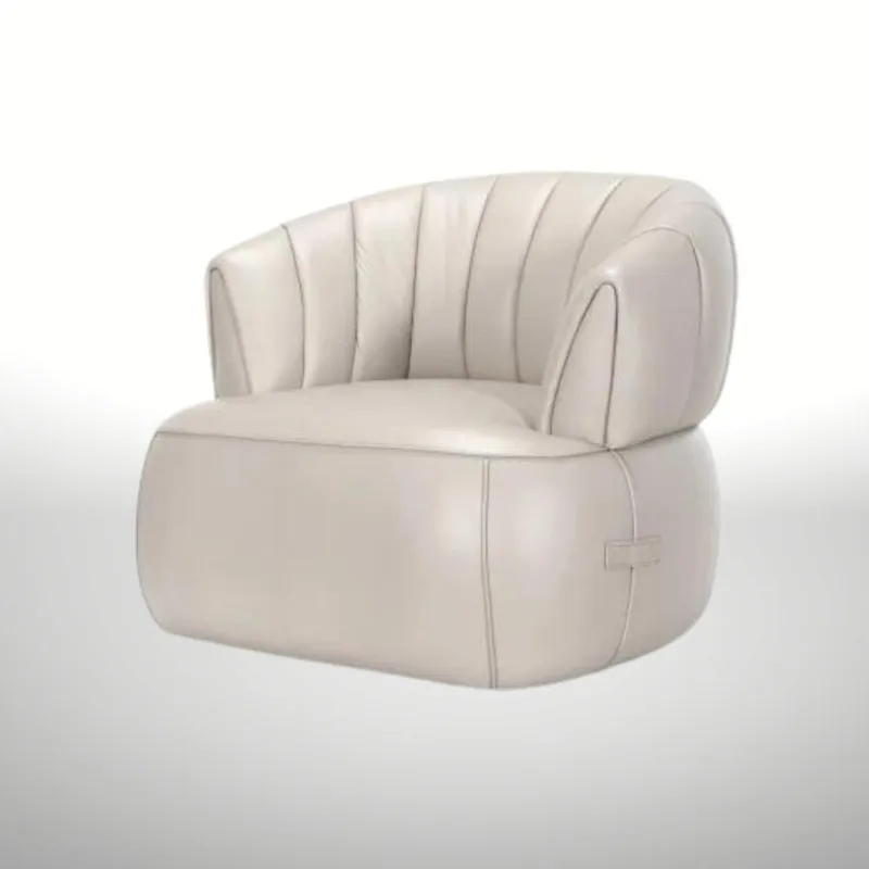 Poltrona Ivette en Off-white - Butacas, banquetas y puffs, Uruguay | New York Home
