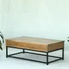 M-58B Ratona Elevable 130x75x46 en Madera natural - Mesas de living, Uruguay | Victoriana, vista 1 de 3