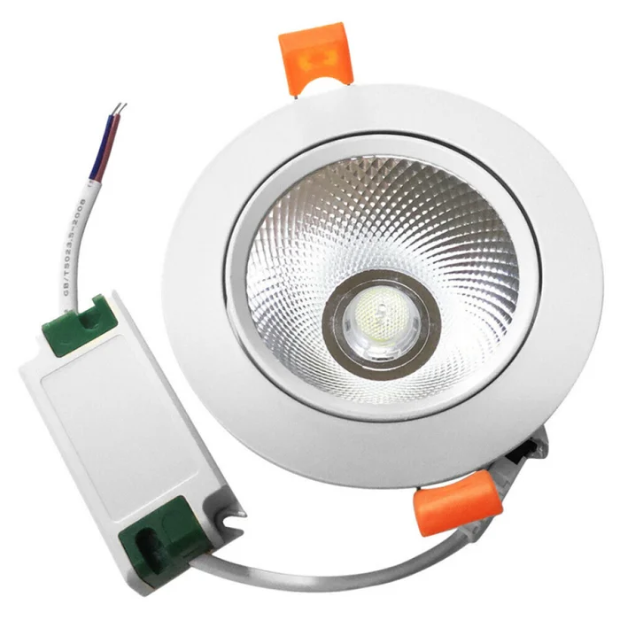 Downlight LED LUX 5W Luz Cálida en Blanco - Lámparas colgantes, Uruguay | Serlux, vista 4