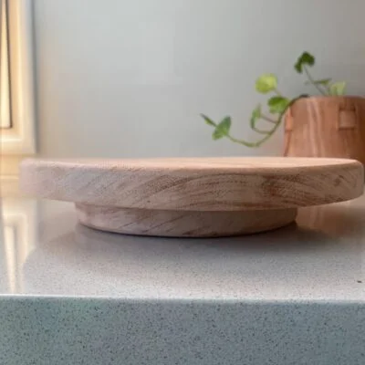 Pie de torta bajo de madera 25 cm - Decoración, Uruguay | Dreams On Time, vista 7