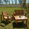 Juego de Exterior Sillón Curvo — Serra Amoblamientos en Madera natural - Muebles para el exterior, Uruguay | Serra Amoblamientos, vista 3 de 4