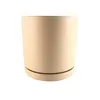 MACETA CERAMICA C/PLATO 16.5X16.5X15.5CM BEIGE en Beige - Macetas, Uruguay | Koz, vista 1 de 2