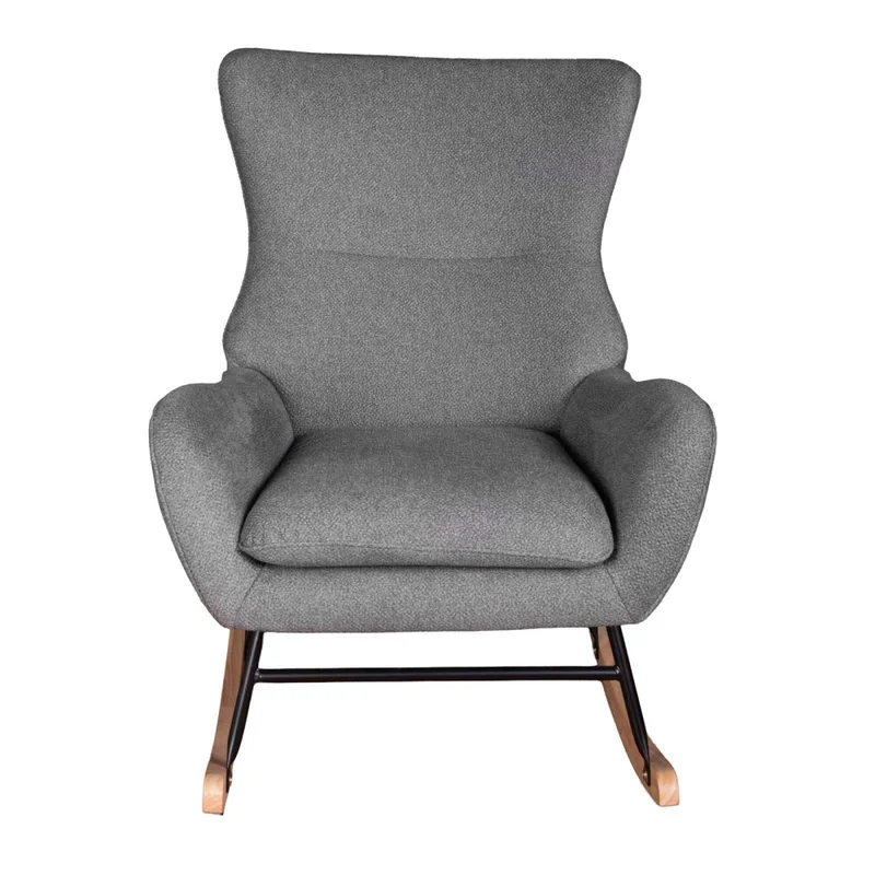 Mecedora 1 Cuerpo Tela Gris Alba en Gris - Sillones y sofás, Uruguay | Divino, vista 3