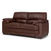 Sofá Oxford - Cuero Básico - 2 cuerpos - New Brown en Marrón - Sillones y sofás, Uruguay | NYR, vista 1 de 4