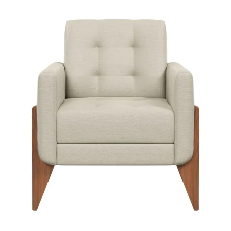 Butaca Brooklin en Beige - Butacas, banquetas y puffs, Uruguay | La Cueva Muebles