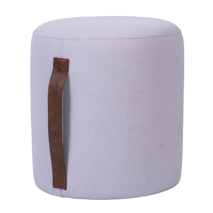Puff Tela Natural-beige Terra Natural en Gris - Sillones y sofás, Uruguay | Divino, vista 2