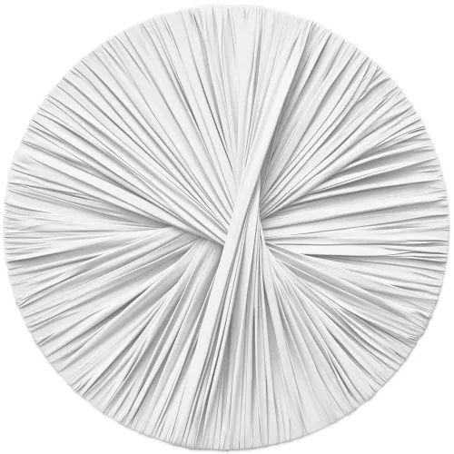 CIRCULO CON ONDAS TEXTURED CANVAS BLANCA en Blanco - Decoración de pared, Uruguay | Champagne Home