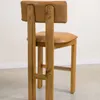 Banqueta en madera teca y cuero - Butacas, banquetas y puffs, Uruguay | Entrecasa, vista 2 de 4