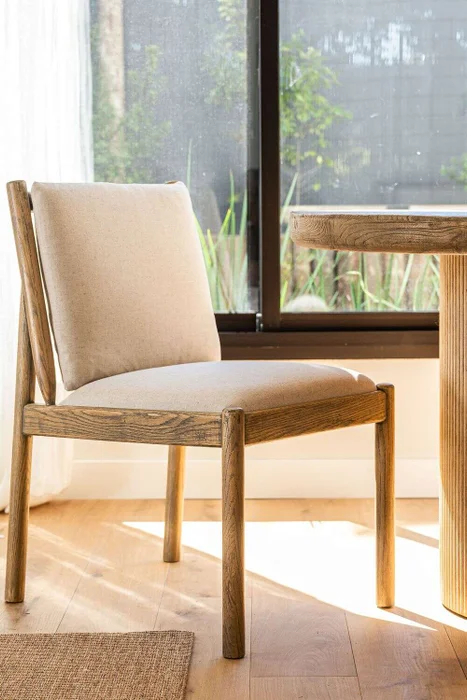 SILLA SAN FRANCISCO - FRESNO Y LINO en Beige - Sillas, Uruguay | La Iberica