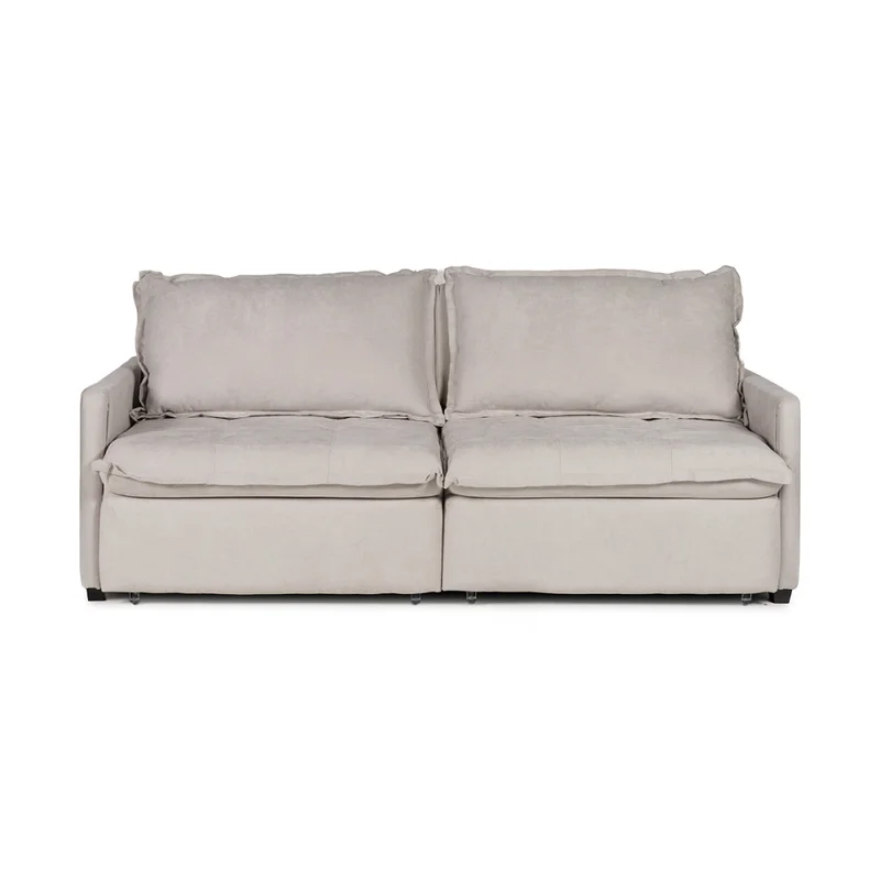 Sofá Cama Oliver - Tela Microfibra - 12073 (Greige) en Gris - Sillones y sofás, Uruguay | Nyr, vista 5