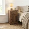 Mesa de luz - Linea Mexicana - Ecommerce - Nogal en Marrón - Mesas de luz, Uruguay | Rústico Hogar, vista 2 de 4