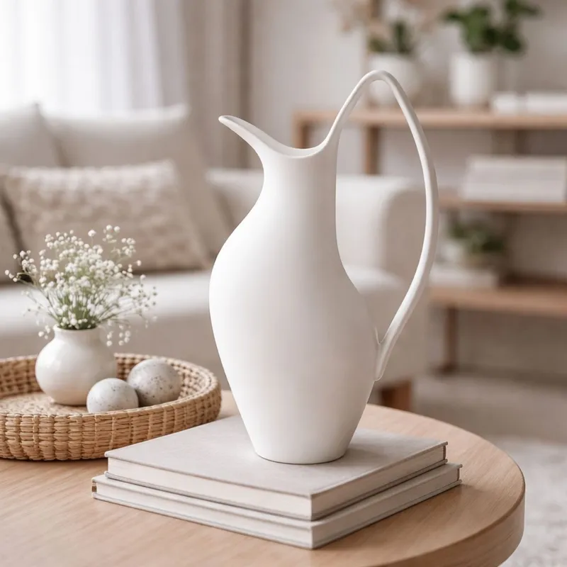 JARRON SIMPLY Blanco Small en Blanco SKU - Decoración, Uruguay | Viasono