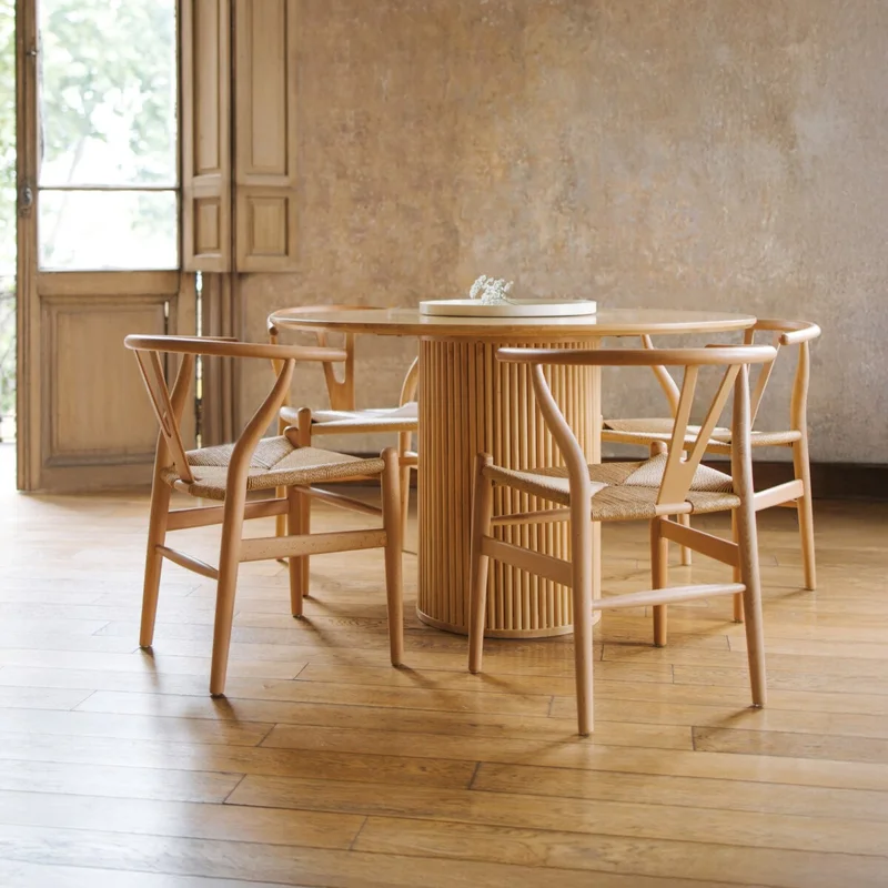 Silla Wishbone - Natural en Madera natural - Sillas, Uruguay | Samic, vista 5
