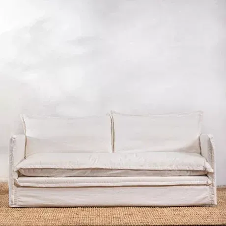 Sofa Patagonia Blanco en Blanco - Sillones y sofás, Uruguay | Concetto Casa