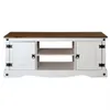 Rack 2 Puertas Línea Naturale 110 cm - Blanco/Roble en Multicolor - Muebles para TV, Uruguay | La Cueva Muebles, vista 4 de 12