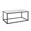 MESA RATONA METAL/MARMOL 106x60x45CM BLANCO/NEGRO en Multicolor - Mesas de arrimo, Uruguay | Koz, vista 1 de 4