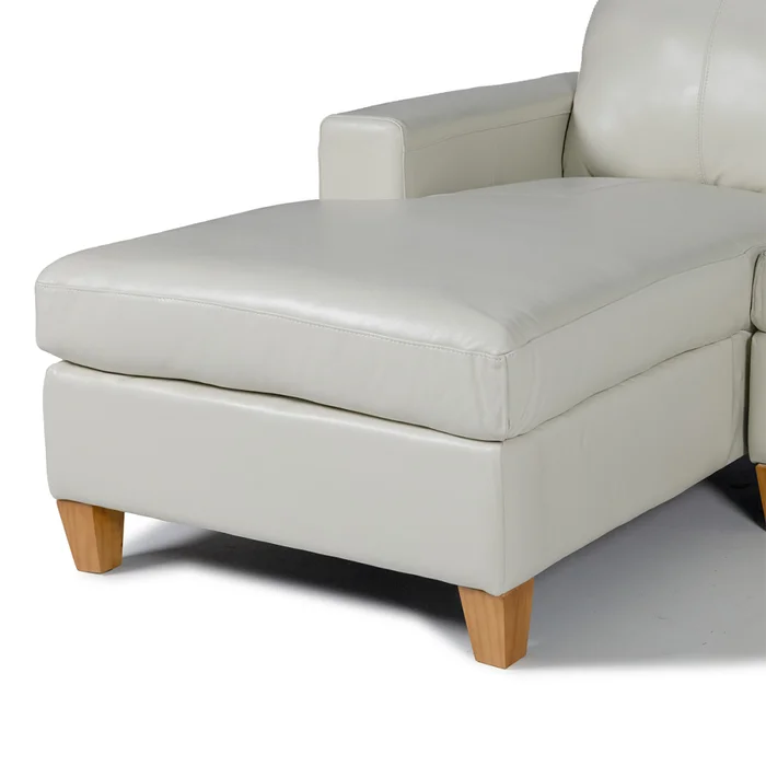 Rinconera Royale - Cuero Básico - Chaise Izquierdo - 509 (Off White) en Beige, Uruguay | Nyr, vista 6