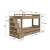 Cucheta Infantil Con Cajones Marrón - Dormitorio, Uruguay | RM Muebles y Deco, vista 6 de 6
