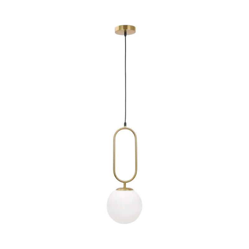 Luminaria Colgante Bake Dorada ø 27 cm - Lámparas colgantes, Uruguay | Serlux