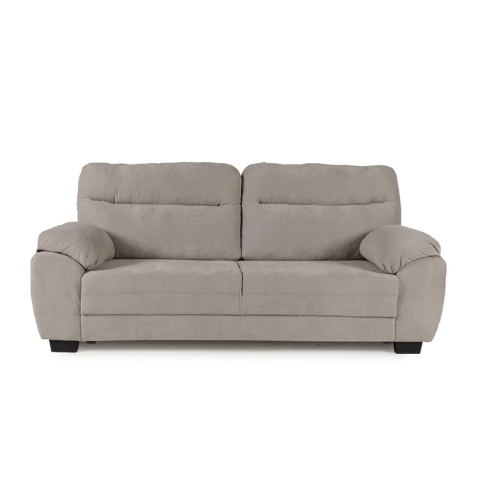 Sofá Serena (Outlet) - Tela Microfibra - 3 cuerpos - Berlin 05 (Ceniza) en Gris - Sillones y sofás, Uruguay | NYR, vista 2
