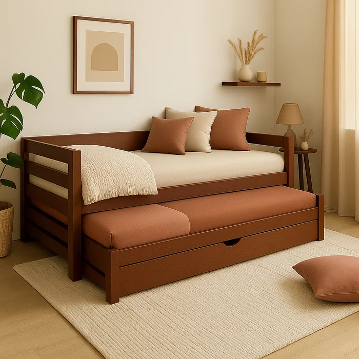 Cama Dalta en Madera natural - Dormitorio, Uruguay | Tree House Deco, vista 11