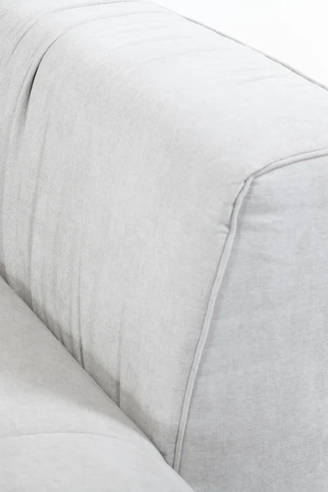 SOFA CORSO CHAISE DER 266X105X80CM (2PIEZAS) TELA GRIS CLARO en Gris - Sillones y sofás, Uruguay | Vinibel, vista 4