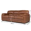 Sofá Oxford - Cuero Advanced - 3 cuerpos - Maverick Telha en Marrón - Sillones y sofás, Uruguay | NYR, vista 6 de 6