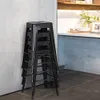 Banco Alto Tólix de Metal - Apilable en Negro - Sillas, Uruguay | Unsi, vista 2 de 3
