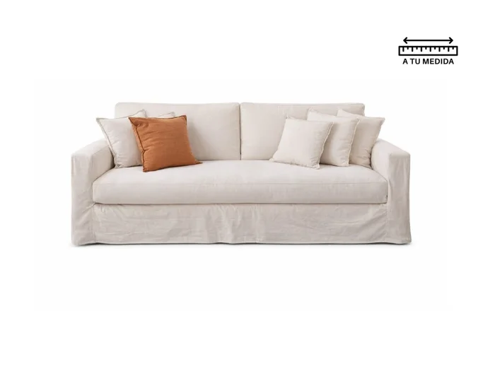 Sofá 2 cps Desenfundable 1.60m en Beige - Sillones y sofás, Uruguay | Finkel